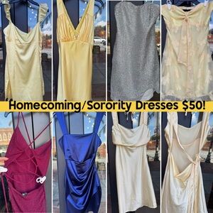 Homecoming/Sorority Dresses